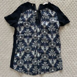 Rebecca Taylor Elegant Black Blouse